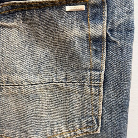 AMIRI Relaxed Fit Blue and Tan Jeans - Picture 8 of 16